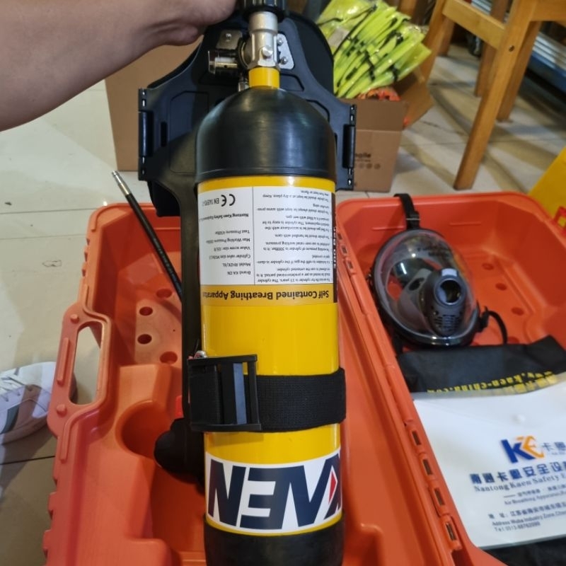 SCBA Breathing Apparatus KAEN 300 BAR / Self Contained Breathing Apparatus  Steel Cylinder