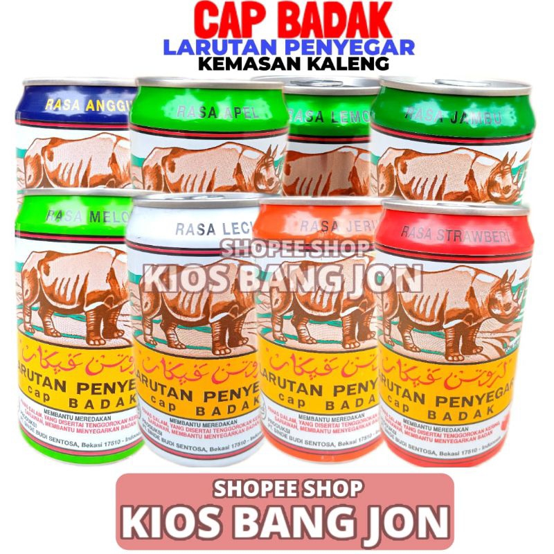 

Larutan Penyegar Cap Badak Kaleng Buah 320gr