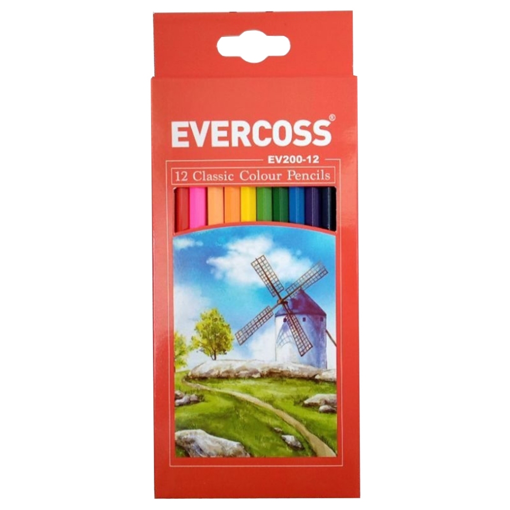 

Pensil Warna EC 200-12 EVERCOSS / Colour Pencils / Pensil untuk Mewarnai