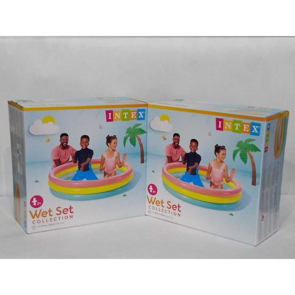 Intex Kolam Renang Wet Set Collection 1,47m x 33 cm ( 57422 ) / Intex Kolam Renang Anak