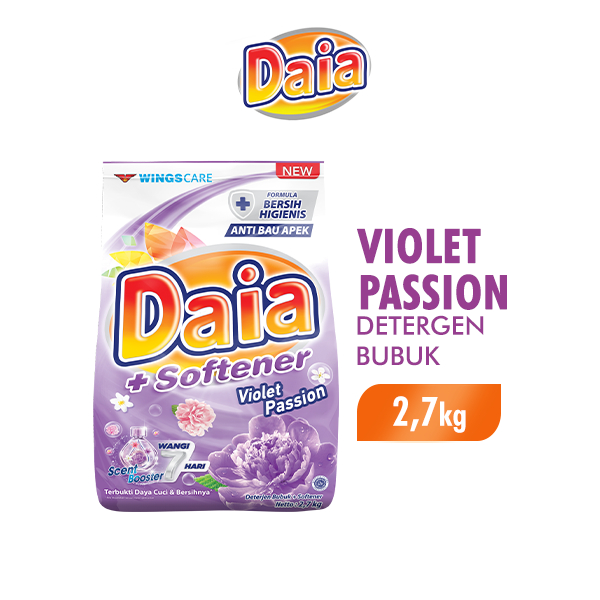 Daia Deterjen Bubuk Violet 2,7 kg