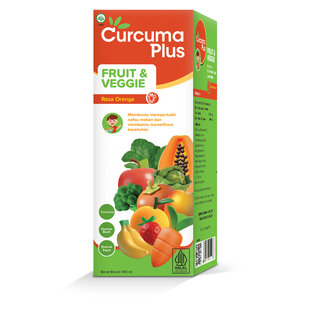 Curcuma Plus Fruit And Veggie Sirup 100ml Soho