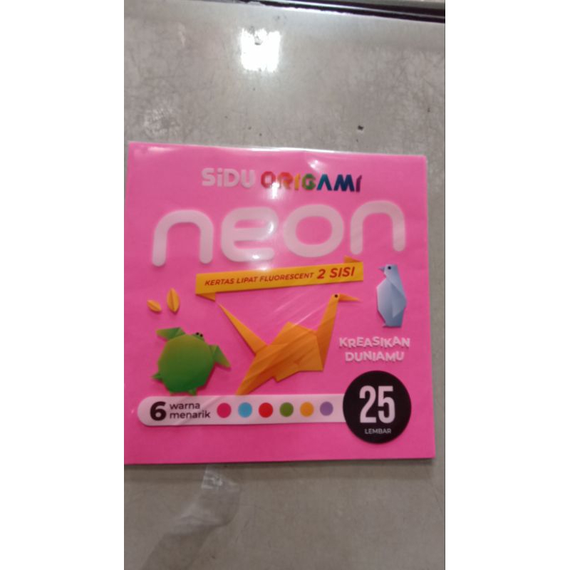 

Kertas Origami Warna Kertas Origami Neon 2 Sisi