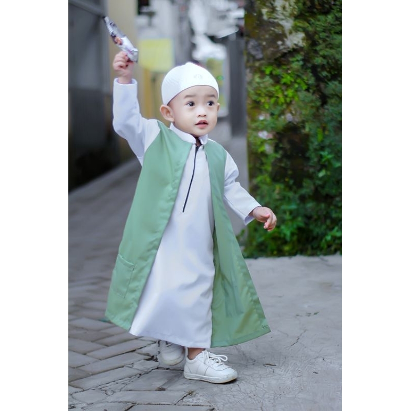 Baju Jubah Gamis Anak laki Koko Bayi anak aqikah baru lahir