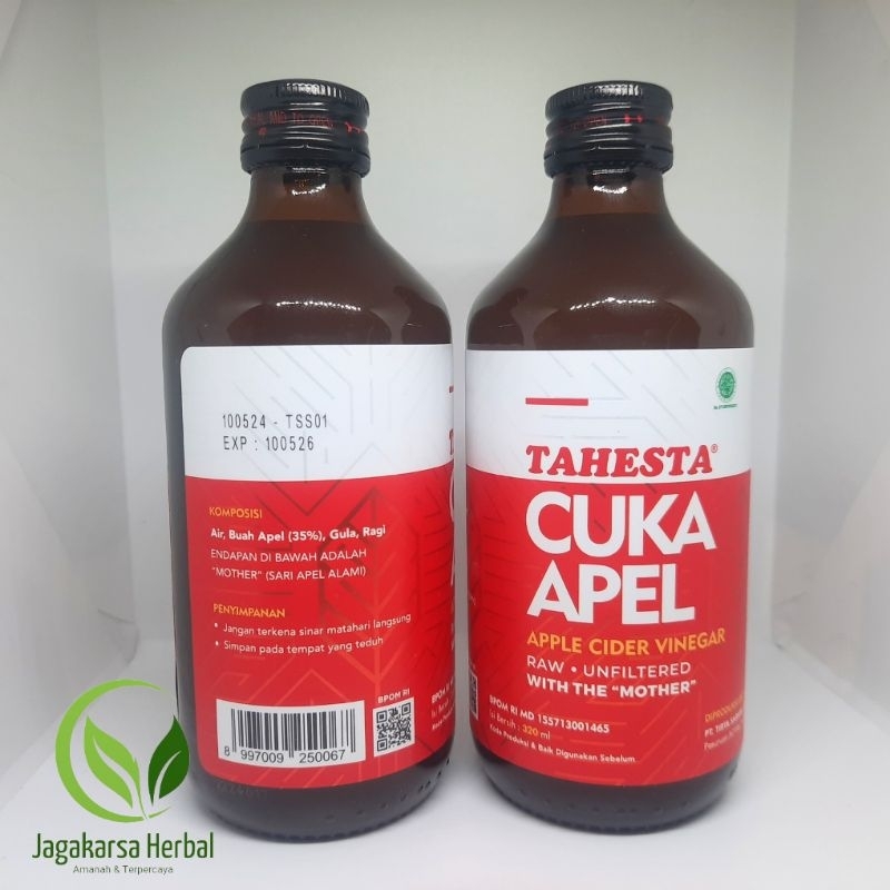 

Cuka Apel TAHESTA 320ml ORIGINAL | TAHESTA Cuka Apel 100% Original