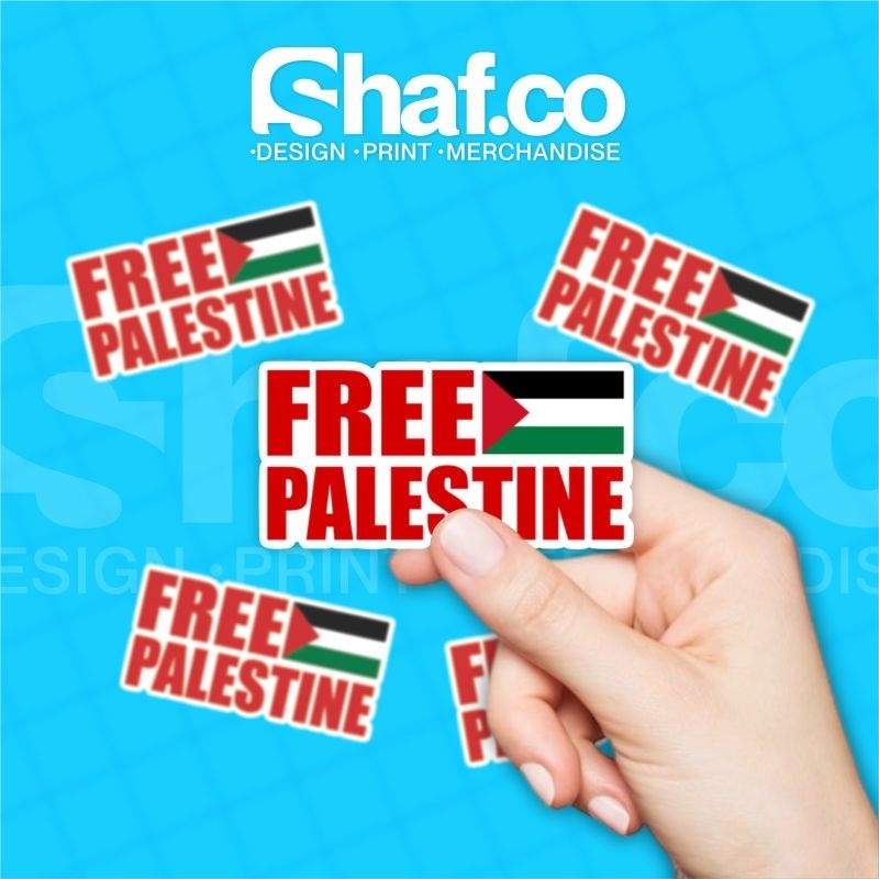

STICKER FREE PALESTINE MERAH VIRAL KEREN