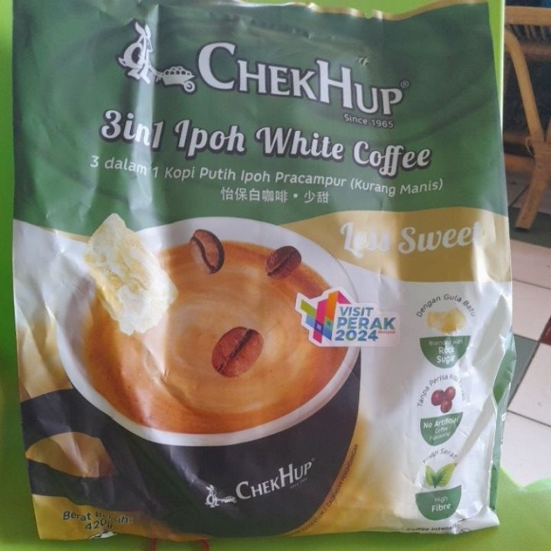 

Chekhup 3 in 1 ipoh white coffee less sweet