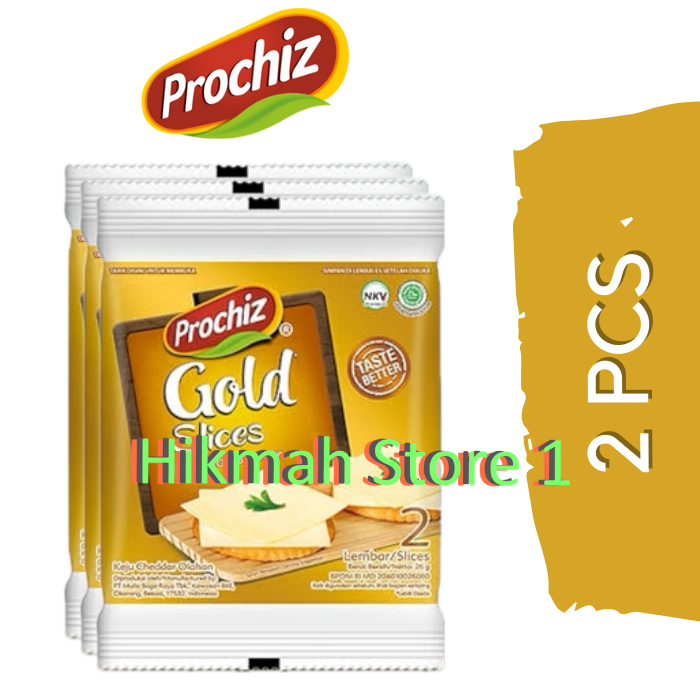 

Prochiz Gold Slice 1 lembar isi 2 slice 3 PCS