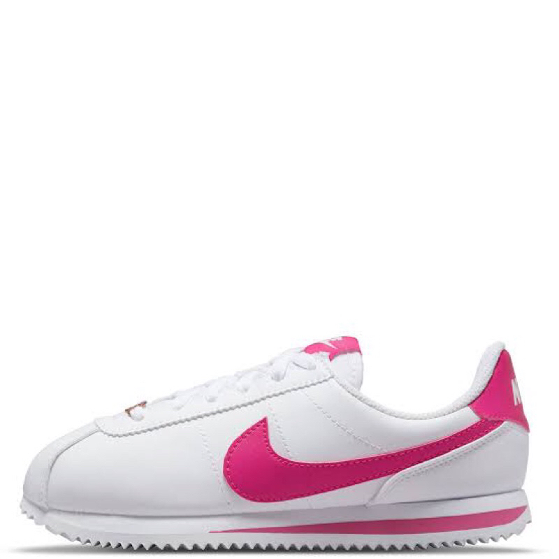 Nike Cortez White Fuschia Gs Original Resmi