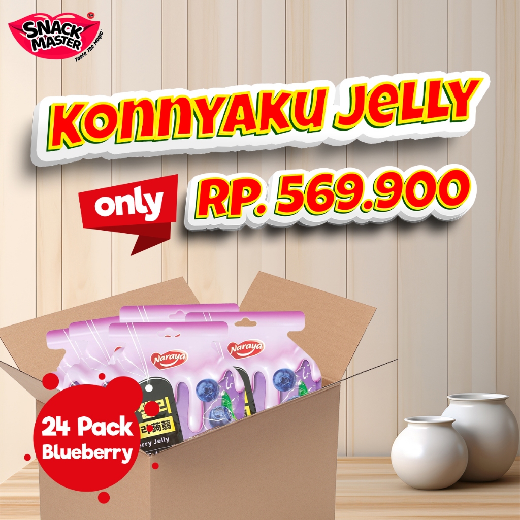 

[ PAKET RESELLER JELLY ] KONNYAKU JELLY PUDING Naraya 24 pack Rasa Manggo Lychee Assorted