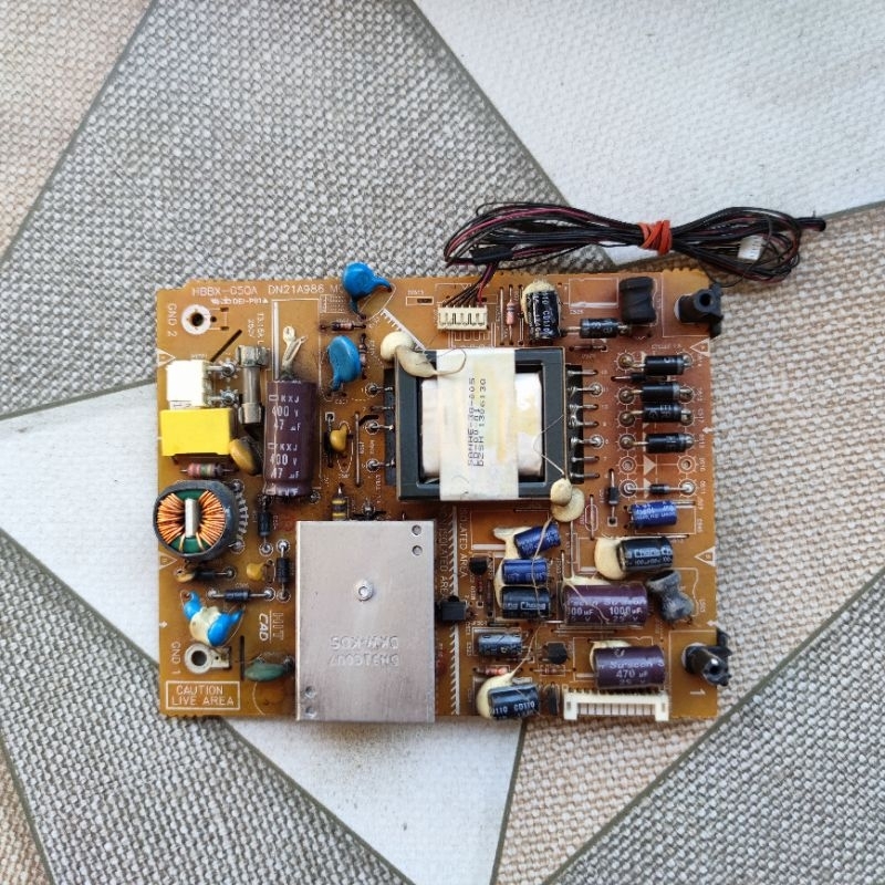 psu power suplay regulator tv polytron PLD24T605W PLD 24T605W