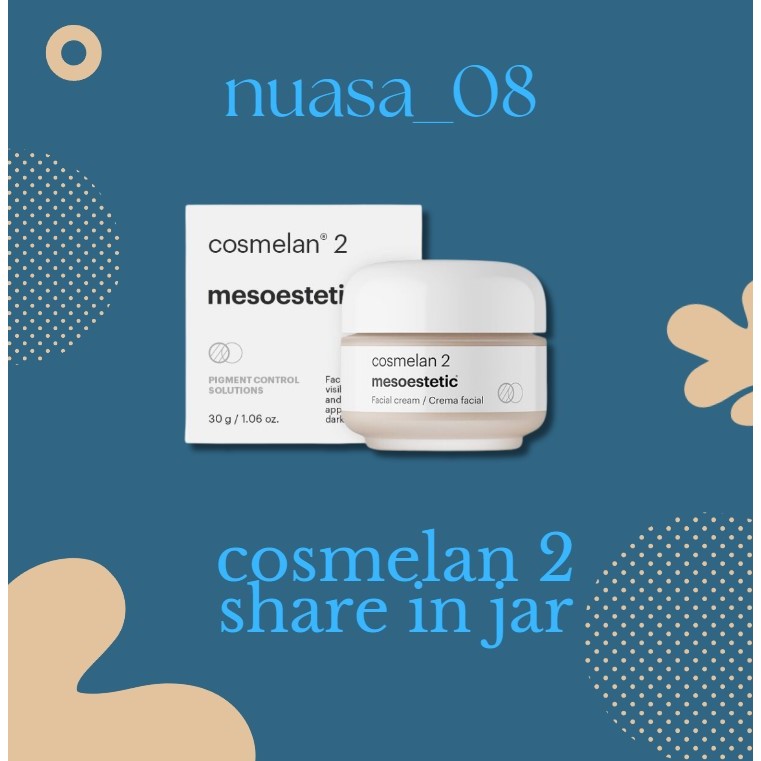 cosmelan 2 traveling size - share in jar 5 gram