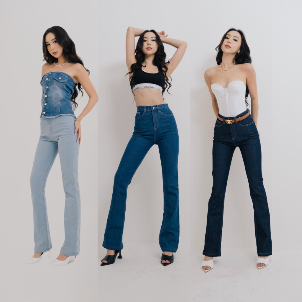 Attention Slim-Fit Jeans [EastRose X Shannon Dorothea] The Denim Club | Celana Jeans | Celana Panjan