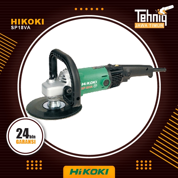 Polisher Mesin poles mobil 7inch Hikoki SP 18VA