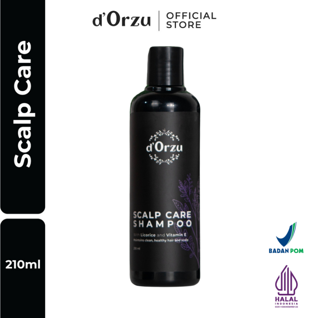 d'Orzu Scalp Care Shampoo Perawatan Kulit Kepala Gatal akibat Ketombe + Conditioner with Amino Acid 