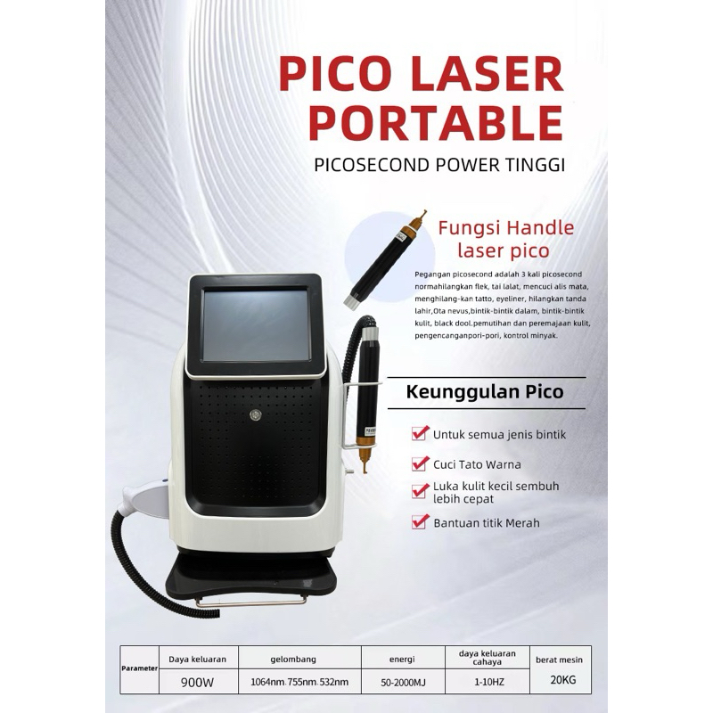 Pico Laser Portable Hapus Tato Sulam