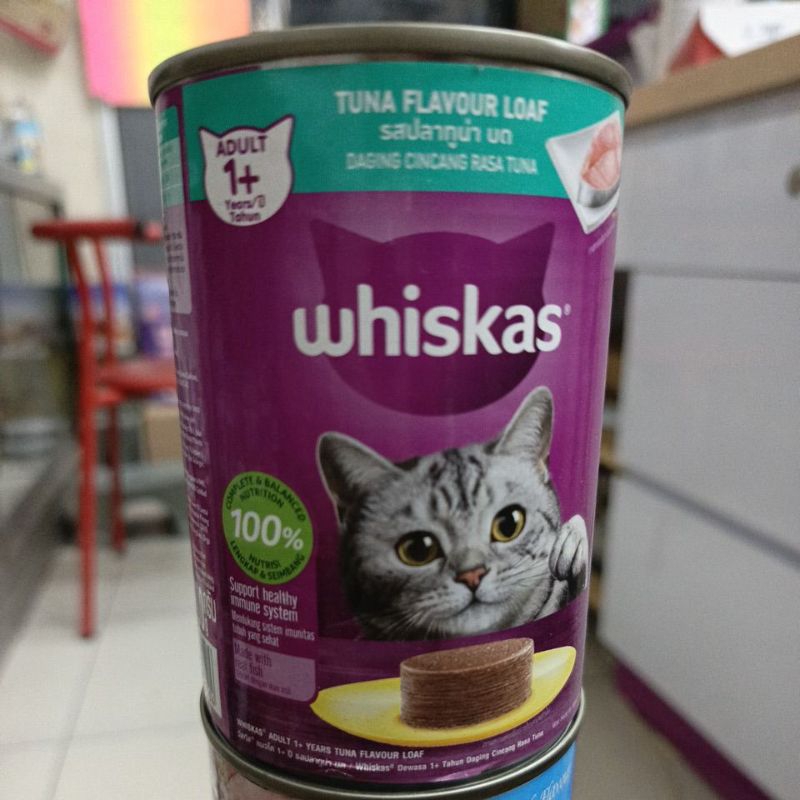 whiskas kaleng tuna 400gram