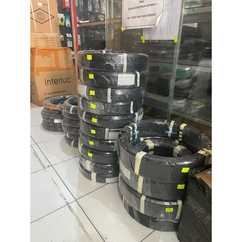 Kabel Pre Connectorized/Kabel Fiber Optik (FO) 150Meter