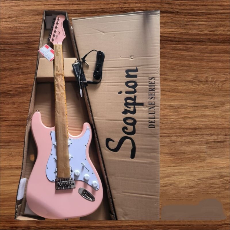 Gitar elektrik Scorpion listrik deluxe series Stratocaster