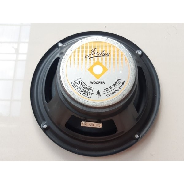 Original AUDAX SPEAKER 8 INCH WOOFER AUDAX JORDAN JD 8 WHR 150watt / JD8WHR