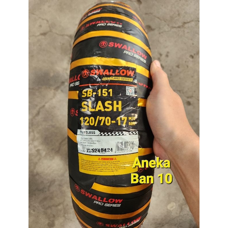 Ban Swallow 120/70-17 Slash SB-151 Tubeless Soft Compound