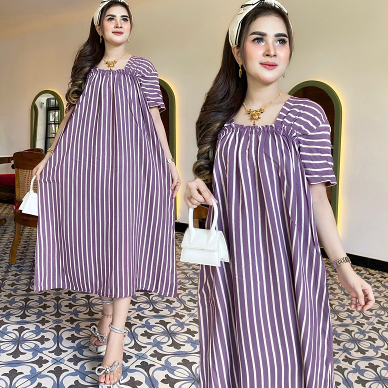 KODE X9V dress fuji rayon adem bestseller bumil Boba viral Daster bu tejo adat jepang Murah adem gro