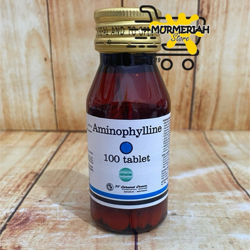 Aminophylline 200 mg Botol 100 tablet - Untuk mengatasi asma bronkial