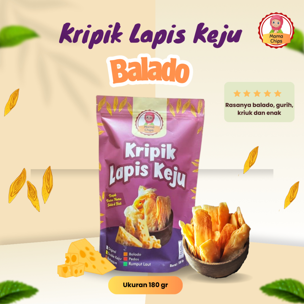 

Kripik Lapis Keju/ Balado