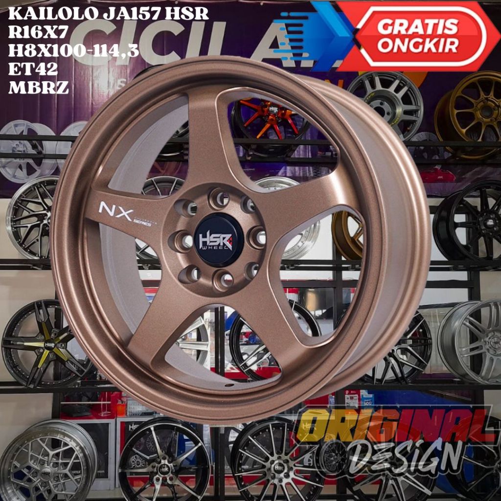 Velg Mobil MIRAGE , MARCH , AGYA , BRIO , HSR KAILOLO RING 16 R16 MURAH