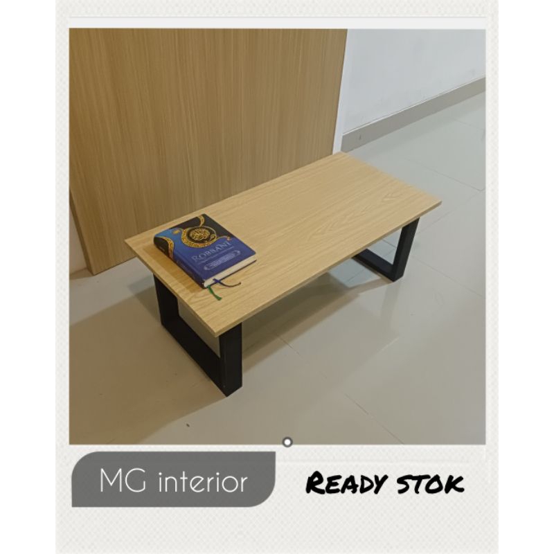 Meja belajar/meja tamu/meja laptop ukuran 80×40×30 serat kayu
