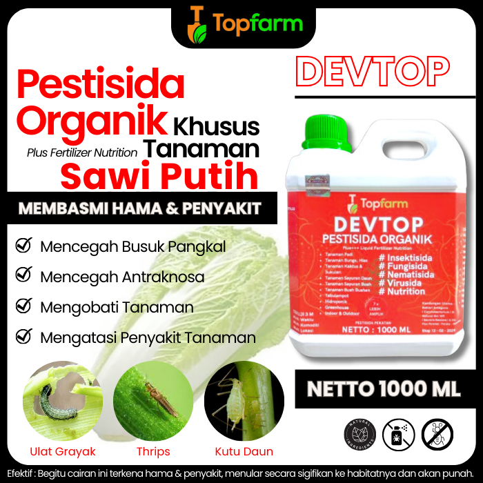 Obat Hama Kutu Putih Paling Ampuh / Obat Semprot Hama Sawi Putih / Obat Hama Sawi Putih / Obat Hama 