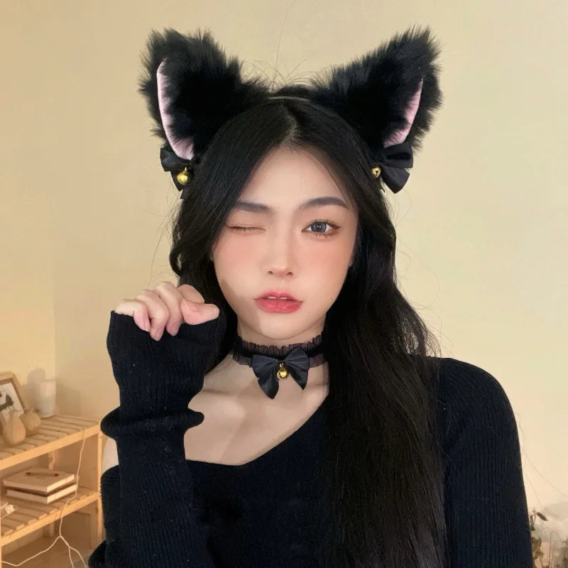 Bando Telinga Kucing bando anak bando dewasa/ rubah Untuk Kostum Cosplay Anime Bando Kucing Lucu