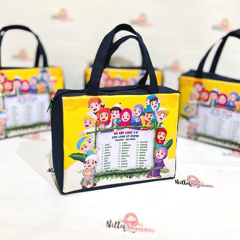 

Souvenir Perpisahan Tas Graduation Akhirusannah Sekolah Custom Gambar dan Tulisan FREE DESAIN