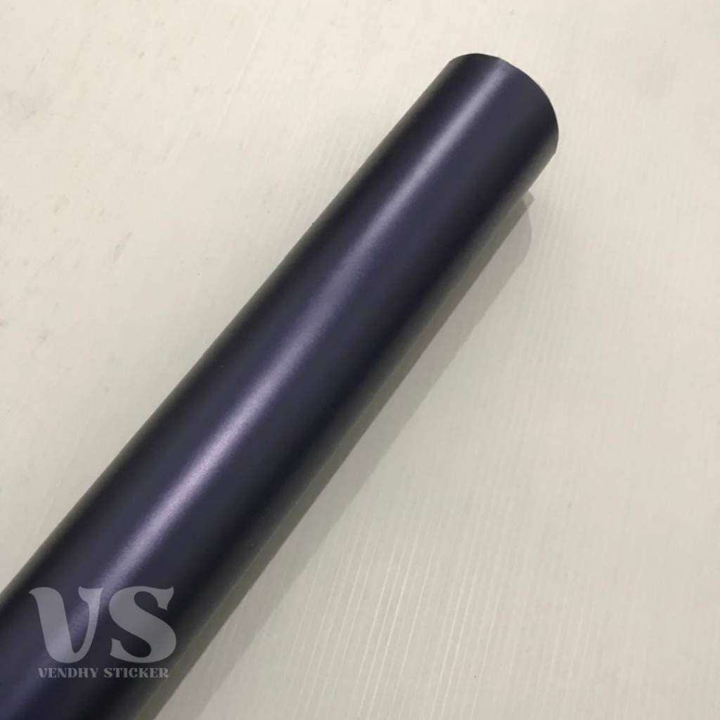 [ECER] Sticker Skotlet Navy Blue Matte Chrome I Stiker Skotlet Midnight Blue Metalic Doff I Stiker S