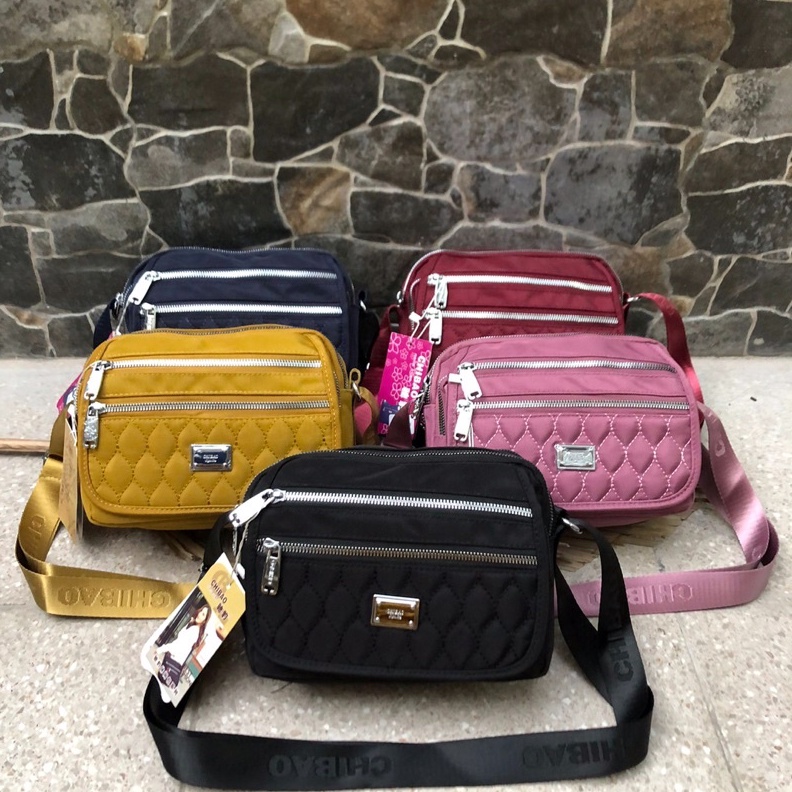 SENSASIONAL Tas Chibao 9572 kanvas model tutup