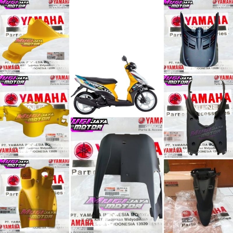 FULL SET BODY KASAR MIO J KUNING ORIGINAL YAMAHA