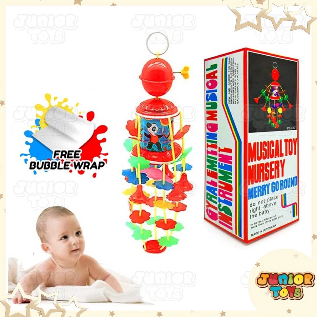 HEBOH Mainan Bayi Gantung Mainan Anak Bayi Merry Go Round Mainan Anak Anak Mainan Bayi 6 bulan Maina