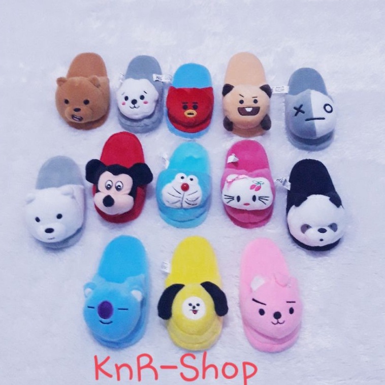 Keluaran Terbaru BT21  Sandal Karakter Rumahan Lucu  Sandal Kamar Cantik