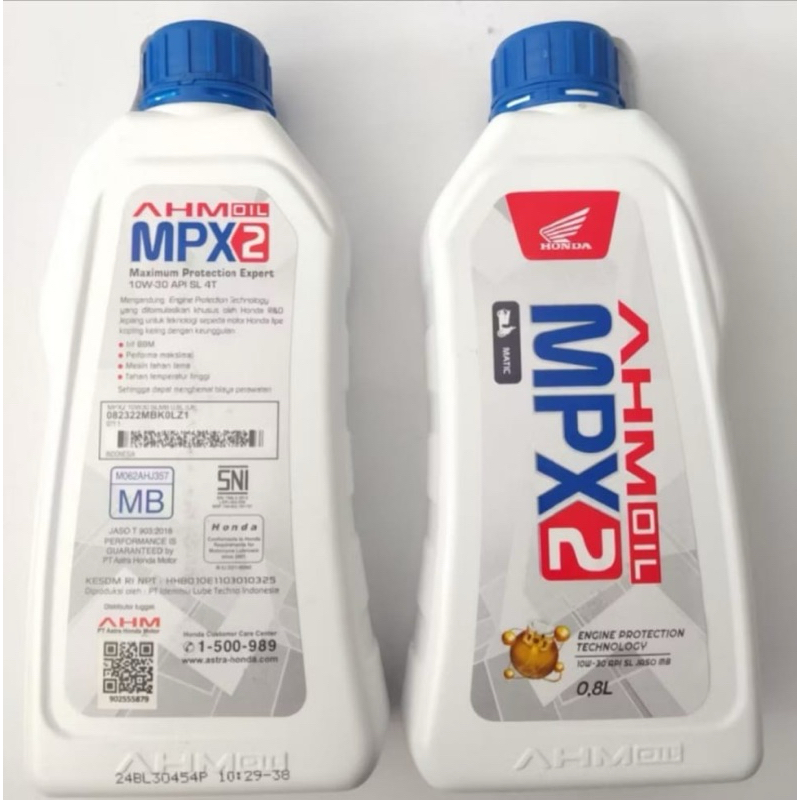 Batur_Pendawa Oli Mpx2 Mpx 2 800Ml Oli Motor Matic Honda Mpx 2 Oli Mesin Honda Matic Mpx 2 Mpx 2