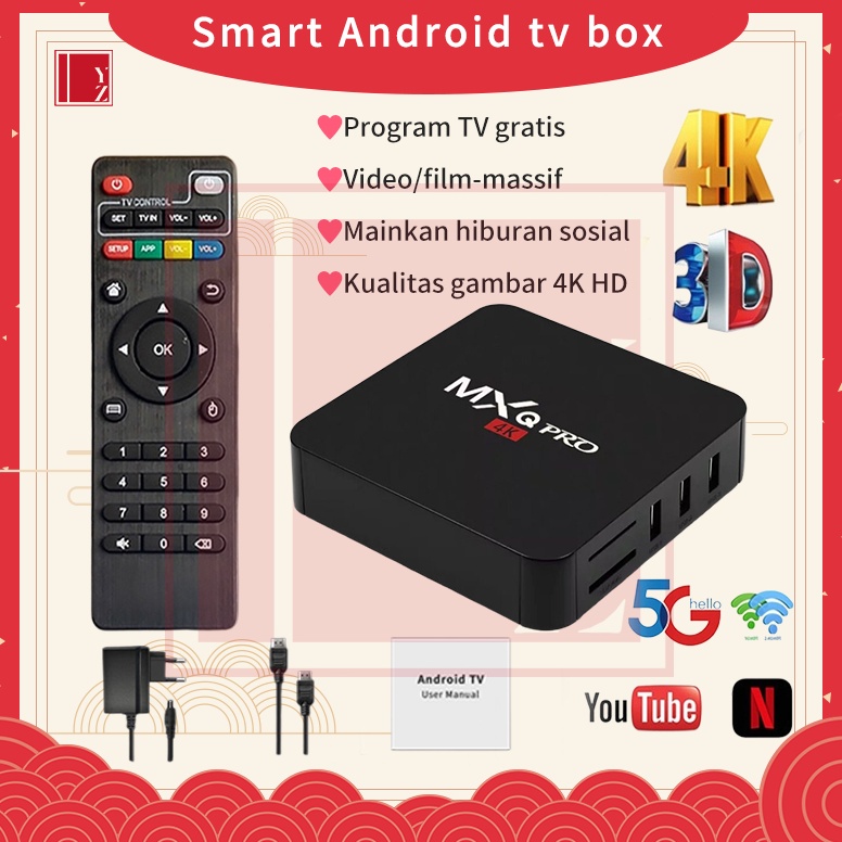 Muraaaahh 224 Latest Android TV Box NetFlix Set Top Box 4K TV Set Top Box Tv Digital Box Smart Tv 16