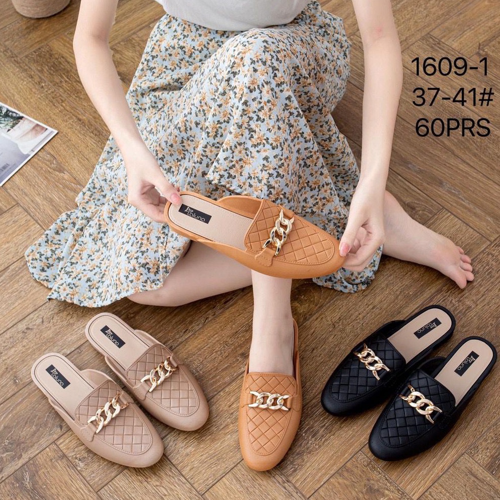 LANGSUNG KIRIM Sandal Wanita Terbaru 222Sepatu Sendal Selop Jelly Balance 1691Slip onTeplek Karet