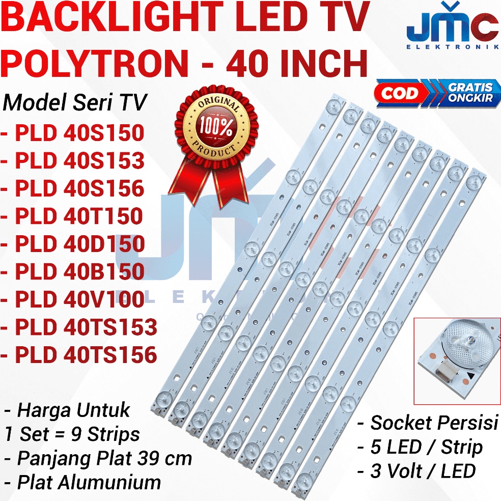 Menarik Backlight TV POLYTRON 4 Inch PLD4S15 PLD4S153 PLD4S156 PLD4T15 PLD4B15 PLD4D15 PLD4TS153 PLD