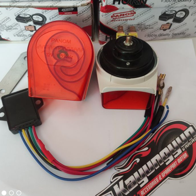 Terbaru KLAKSON KEONG ECHO GEMMA 22 SUARA 12V KLAKSON MOTOR DAN MOBIL KLAKSON TELOLET MOBIL TELOLET 