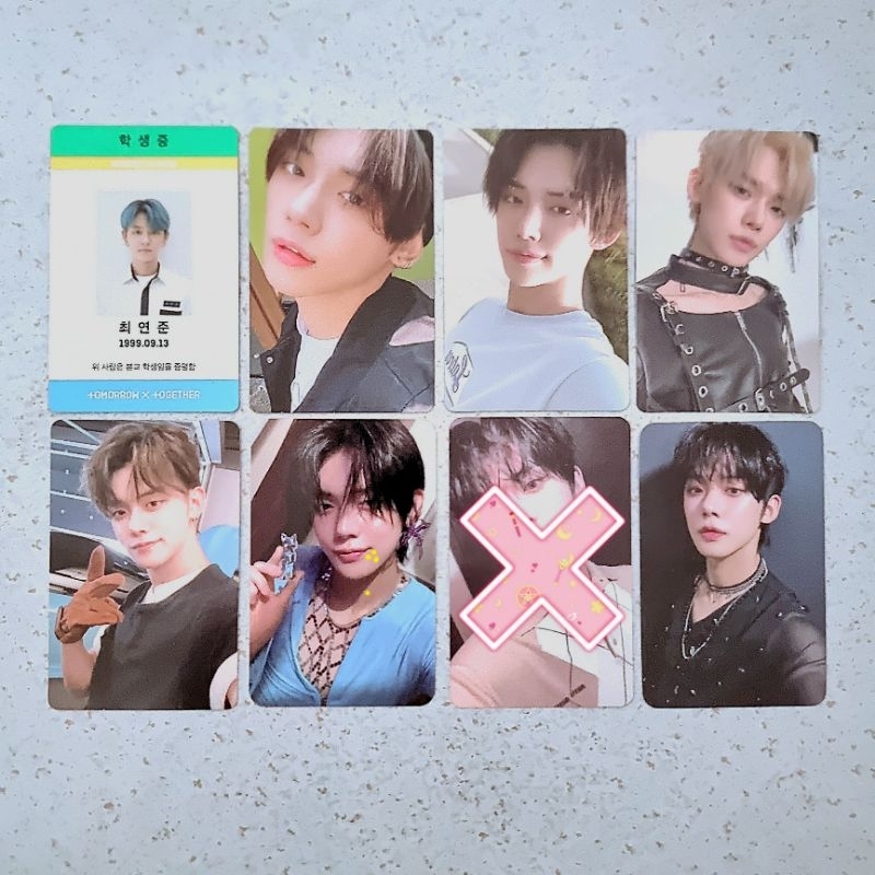 PC Photocard TXT Yeonjun Magic Arcadia Freeze Boy FOE Fight M2TC Hate Lucky Draw LD M2U R2 Round 2 M