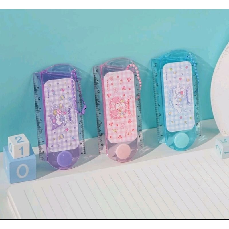 

Penggaris Lipat Sanrio Dengan Kaca Cute