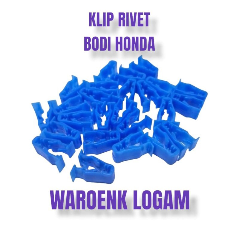 KLIP RIVET PLASTIK BODI MOTOR HONDA UNIVERSAL