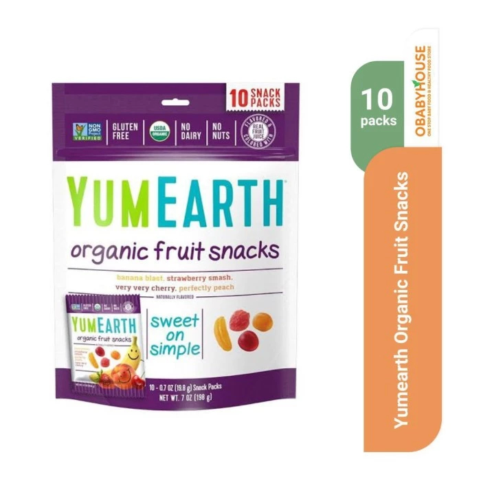 

Yumearth Organic Fruit Snacks Isi 10 packs