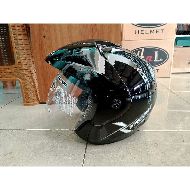 Helm Vog Xtream Black Glossy Original