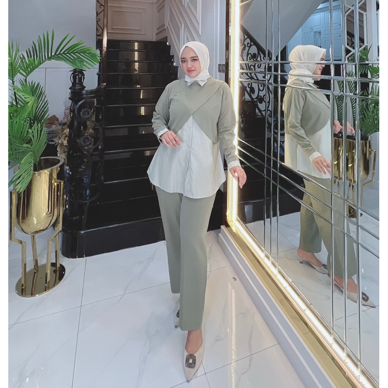 Gwenza - Nala Setelan Celana Dewasa - Muslim Wanita