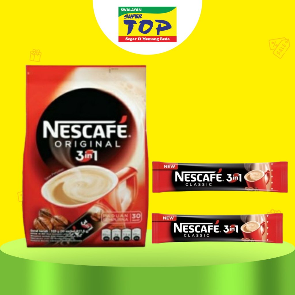 

~TOP~NESCAFE KOPI 3 IN 1 ORIGINAL 17,5G&525G